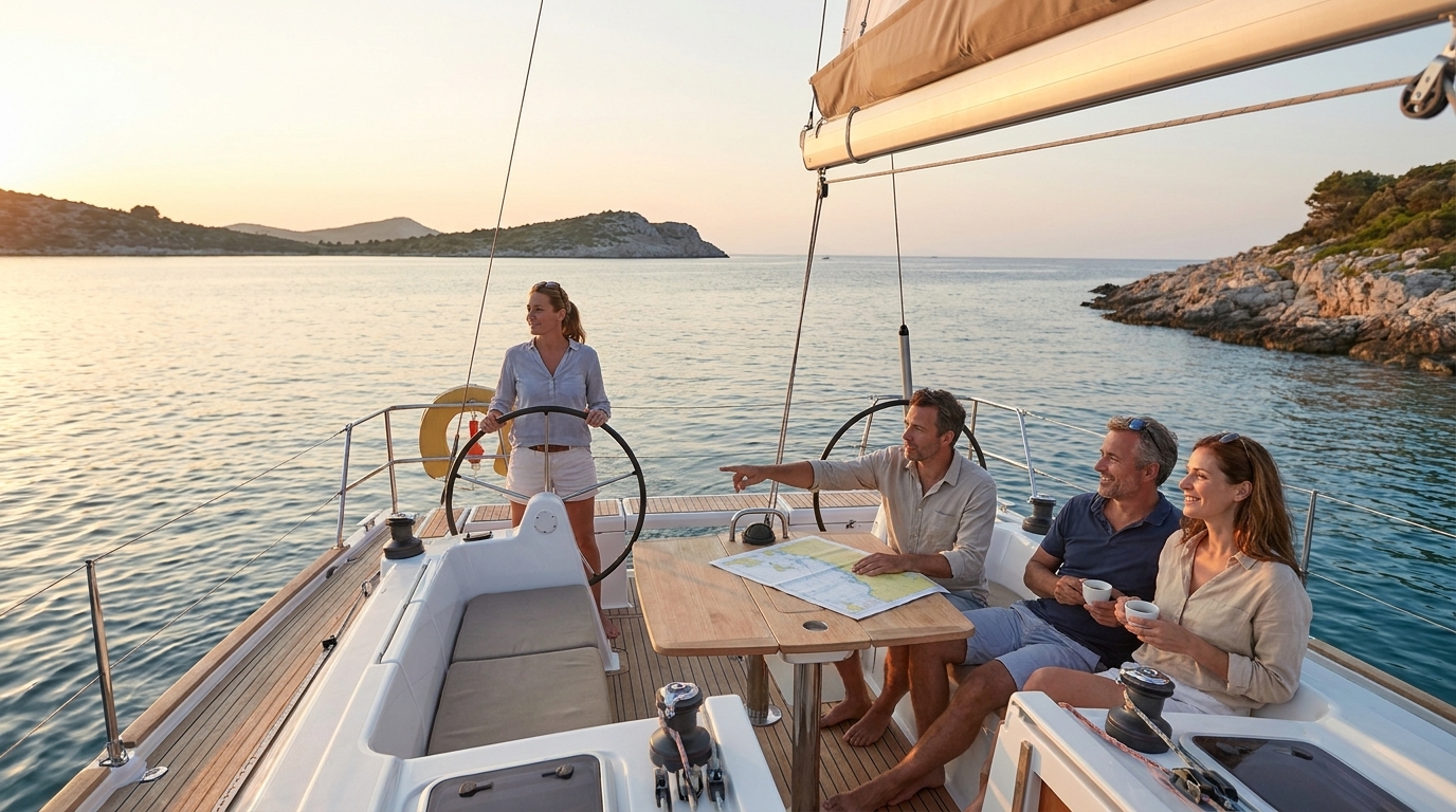 Crew an Bord einer Segelyacht – Bareboat oder Charter mit Skipper?