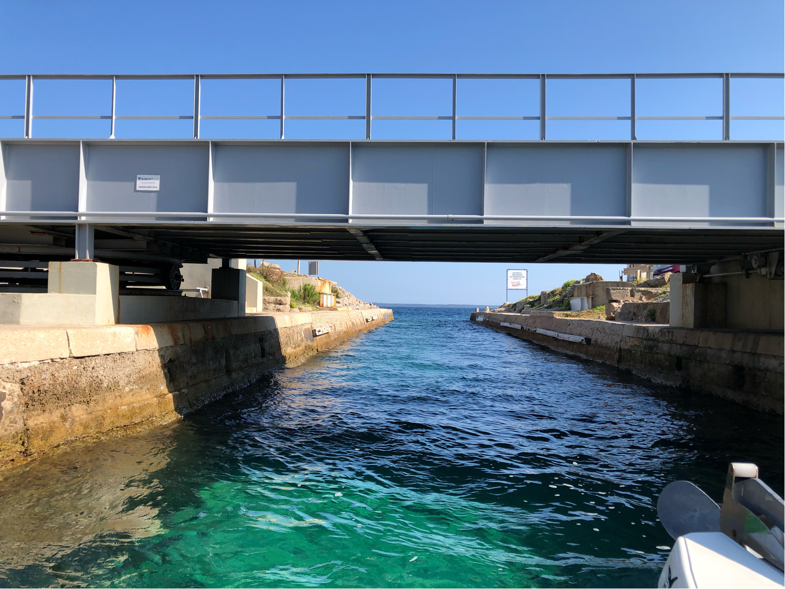 Privlaka-Kanal bei Mali Lošinj im Kvarner